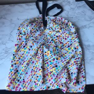 Cute polka dot tankini top (: